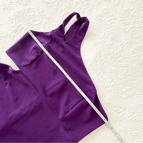 NWOT Lulus Simply Beautiful Purple One-Shoulder Cutout Maxi Dress XLarge - Picture 7 of 9